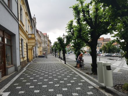 Karlovo náměstí v Roudnici nad Labem.
