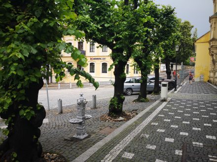 Karlovo náměstí v Roudnici nad Labem.