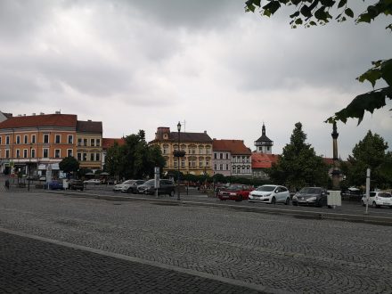 Karlovo náměstí v Roudnici nad Labem.