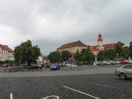 Pohled na zámek Roudnice nad Labem.