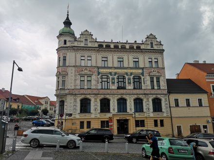 Roudnická záložna Podřipská v Roudnici nad Labem z roku 1903.
