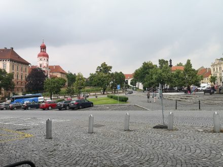 Karlovo náměstí v Roudnici nad Labem.