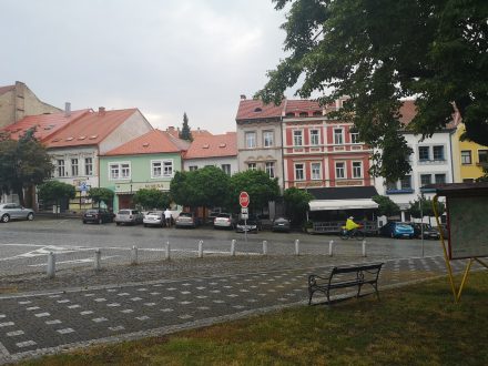 Karlovo náměstí v Roudnici nad Labem.